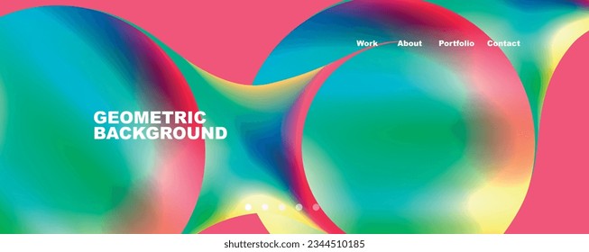 Fondo abstracto de degradado de círculo simple a la moda. Ilustración vectorial para fondo de escritorio, pancarta, fondo, tarjeta, ilustración del libro, página de inicio