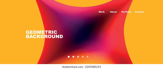 Trendy simple circle gradient abstract background. Vector Illustration For Wallpaper, Banner, Background, Card, Book Illustration, landing page