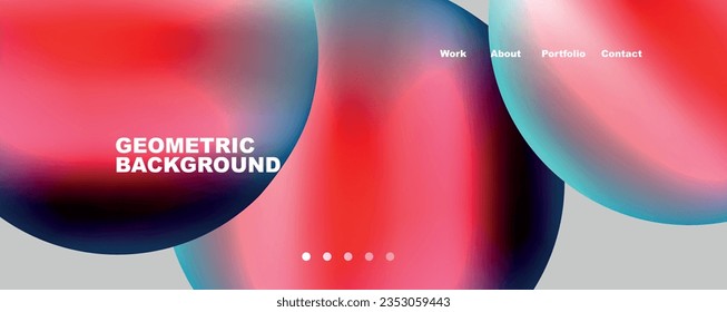 Trendy simple circle gradient abstract background. Vector Illustration For Wallpaper, Banner, Background, Card, Book Illustration, landing page