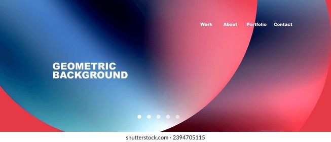 Fondo abstracto de degradado de círculo simple a la moda. Ilustración vectorial para fondo de escritorio, pancarta, fondo, tarjeta, ilustración del libro, página de inicio