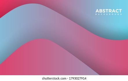 Trendy simple color gradient abstract background with dynamic wave line effect. Vector Illustration For Wallpaper, Banner, Background, Card, Book Illustration, landing page art