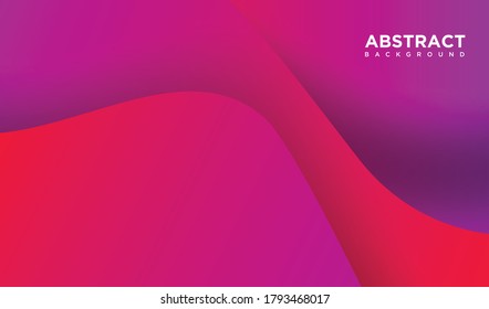 Trendy simple color gradient abstract background with dynamic wave line effect. Vector Illustration For Wallpaper, Banner, Background, Card, Book Illustration, landing page art