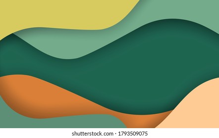 Fondo abstracto de degradado de color sencillo y moderno con efecto de línea de onda dinámica. Ilustración vectorial para papel de escritorio, pancarta, fondo, tarjeta, ilustración de libro, página de inicio