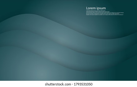 Trendy simple color gradient abstract background with dynamic wave line effect. Vector Illustration For Wallpaper, Banner, Background, Card, Book Illustration, landing page art