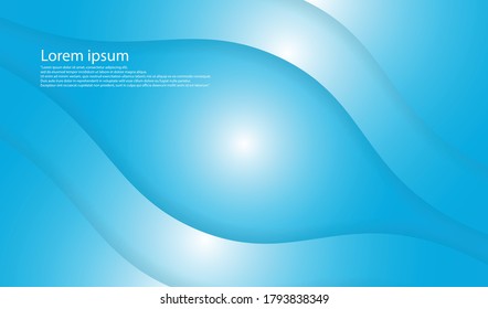 Trendy simple color gradient abstract background with dynamic wave line effect. Vector Illustration For Wallpaper, Banner, Background, Card, Book Illustration, landing page art