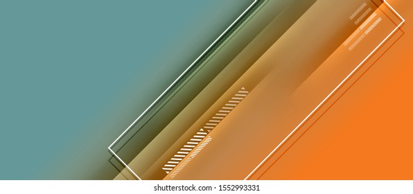 Trendy simple fluid color gradient abstract background with dynamic straight shadow line effect. Vector Illustration For Wallpaper, Banner, Background, Card, Book Illustration, landing page