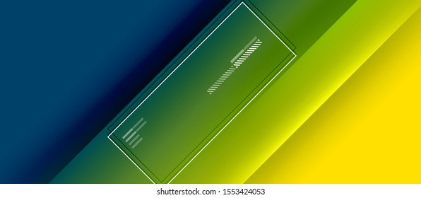 Fundo abstrato do gradiente de cor do fluido simples da moda com efeito de linha de sombra reta dinâmica. Ilustração vetorial para papel de parede, banner, plano de fundo, cartão, ilustração de livro, página inicial