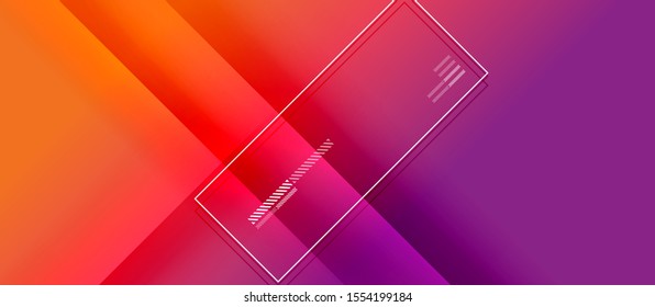 Trendy simple fluid color gradient abstract background with dynamic straight shadow line effect. Vector Illustration For Wallpaper, Banner, Background, Card, Book Illustration, landing page