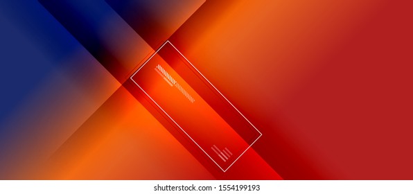 Trendy simple fluid color gradient abstract background with dynamic straight shadow line effect. Vector Illustration For Wallpaper, Banner, Background, Card, Book Illustration, landing page