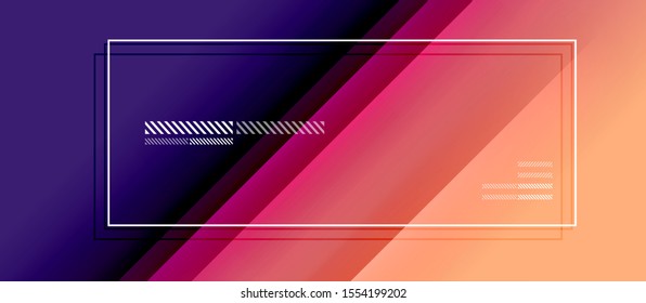Fondo abstracto de degradado de color simple y moderno con efecto de línea de sombra recta dinámica. Ilustración vectorial para fondo de escritorio, pancarta, fondo, tarjeta, ilustración del libro, página de inicio