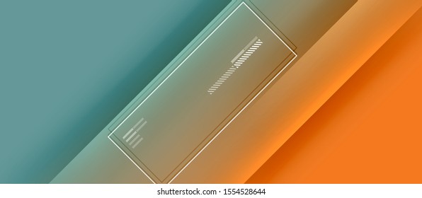 Trendy simple fluid color gradient abstract background with dynamic straight shadow line effect. Vector Illustration For Wallpaper, Banner, Background, Card, Book Illustration, landing page