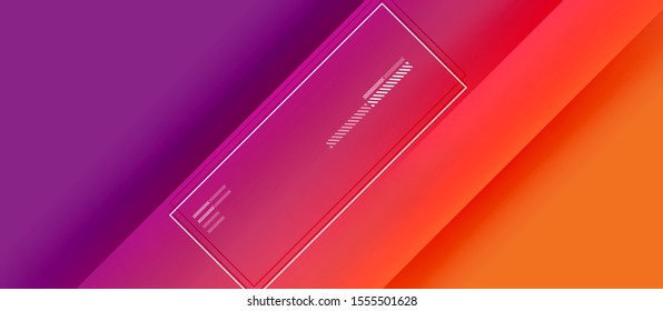 Trendy, einfache Farbverlauf-Abstrakte Hintergrund mit dynamischem, gerade Schattenzeileneffekt. Vektorgrafik für Bildschirmhintergründe, Banner, Hintergrund, Karte, Buchillustration, Landing-Page