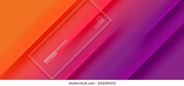 Trendy simple fluid color gradient abstract background with dynamic straight shadow line effect. Vector Illustration For Wallpaper, Banner, Background, Card, Book Illustration, landing page