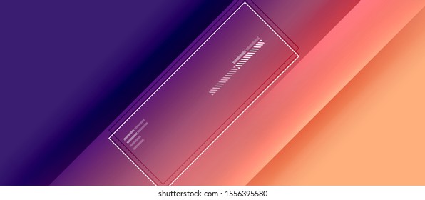 Trendy simple fluid color gradient abstract background with dynamic straight shadow line effect. Vector Illustration For Wallpaper, Banner, Background, Card, Book Illustration, landing page
