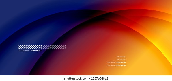 Trendy simple fluid color gradient abstract background with dynamic wave shadow line effect. Vector Illustration For Wallpaper, Banner, Background, Card, Book Illustration, landing page