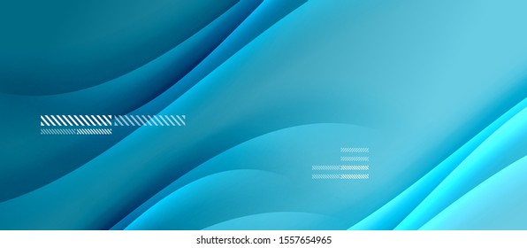 Trendy simple fluid color gradient abstract background with dynamic wave shadow line effect. Vector Illustration For Wallpaper, Banner, Background, Card, Book Illustration, landing page