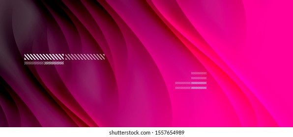 Fondo abstracto de degradado de color simple y moderno con efecto de línea de sombra de onda dinámica. Ilustración vectorial para fondo de escritorio, pancarta, fondo, tarjeta, ilustración del libro, página de inicio