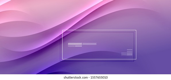 Trendy simple fluid color gradient abstract background with dynamic wave shadow line effect. Vector Illustration For Wallpaper, Banner, Background, Card, Book Illustration, landing page