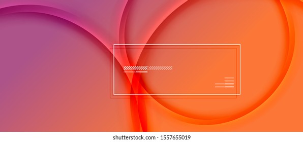 Trendy simple fluid color gradient abstract background with dynamic wave shadow line effect. Vector Illustration For Wallpaper, Banner, Background, Card, Book Illustration, landing page