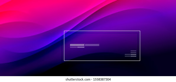 Fondo abstracto de degradado de color simple y moderno con efecto de línea de sombra de onda dinámica. Ilustración vectorial para fondo de escritorio, pancarta, fondo, tarjeta, ilustración del libro, página de inicio