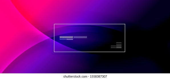Trendy, einfache Farbverlauf-Abstrakte Hintergrund mit dynamischem Wellenschattenzeileneffekt. Vektorgrafik für Bildschirmhintergründe, Banner, Hintergrund, Karte, Buchillustration, Landing-Page