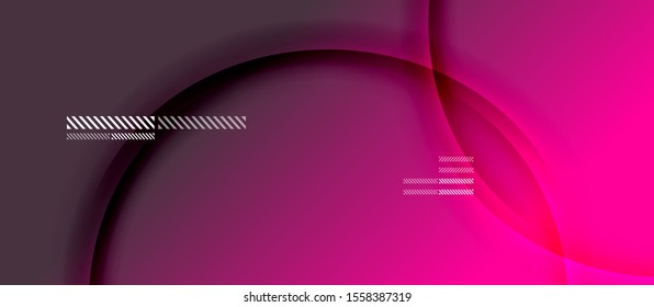 Trendy simple fluid color gradient abstract background with dynamic wave shadow line effect. Vector Illustration For Wallpaper, Banner, Background, Card, Book Illustration, landing page