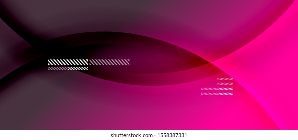 Trendy simple fluid color gradient abstract background with dynamic wave shadow line effect. Vector Illustration For Wallpaper, Banner, Background, Card, Book Illustration, landing page