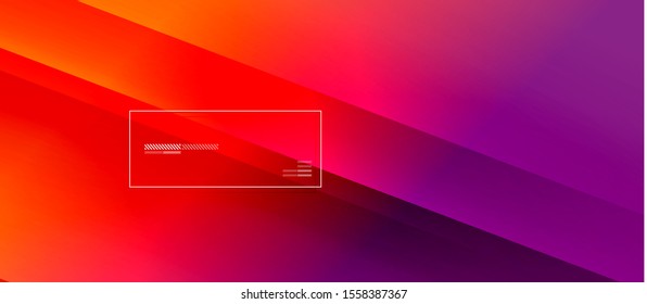 Fundo abstrato do gradiente de cor do fluido simples da moda com efeito de linha de sombra reta dinâmica. Ilustração vetorial para papel de parede, banner, plano de fundo, cartão, ilustração de livro, página inicial