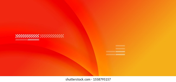 Trendy simple fluid color gradient abstract background with dynamic wave shadow line effect. Vector Illustration For Wallpaper, Banner, Background, Card, Book Illustration, landing page