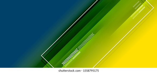 Trendy, einfache Farbverlauf-Abstrakte Hintergrund mit dynamischem, gerade Schattenzeileneffekt. Vektorgrafik für Bildschirmhintergründe, Banner, Hintergrund, Karte, Buchillustration, Landing-Page