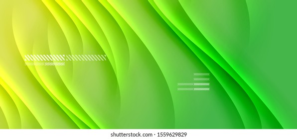 Fondo abstracto de degradado de color simple y moderno con efecto de línea de sombra de onda dinámica. Ilustración vectorial para fondo de escritorio, pancarta, fondo, tarjeta, ilustración del libro, página de inicio