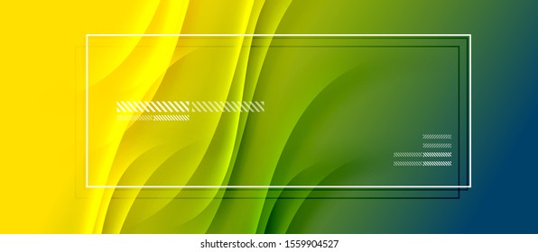 Fondo abstracto de degradado de color simple y moderno con efecto de línea de sombra de onda dinámica. Ilustración vectorial para fondo de escritorio, pancarta, fondo, tarjeta, ilustración del libro, página de inicio