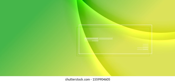 Trendy simple fluid color gradient abstract background with dynamic wave shadow line effect. Vector Illustration For Wallpaper, Banner, Background, Card, Book Illustration, landing page