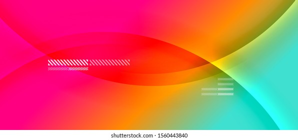 Trendy simple fluid color gradient abstract background with dynamic wave shadow line effect. Vector Illustration For Wallpaper, Banner, Background, Card, Book Illustration, landing page