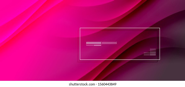 Fondo abstracto de degradado de color simple y moderno con efecto de línea de sombra de onda dinámica. Ilustración vectorial para fondo de escritorio, pancarta, fondo, tarjeta, ilustración del libro, página de inicio