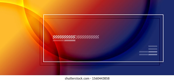 Trendy simple fluid color gradient abstract background with dynamic wave shadow line effect. Vector Illustration For Wallpaper, Banner, Background, Card, Book Illustration, landing page
