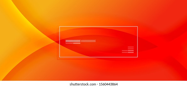 Trendy simple fluid color gradient abstract background with dynamic wave shadow line effect. Vector Illustration For Wallpaper, Banner, Background, Card, Book Illustration, landing page