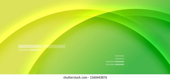 Trendy simple fluid color gradient abstract background with dynamic wave shadow line effect. Vector Illustration For Wallpaper, Banner, Background, Card, Book Illustration, landing page