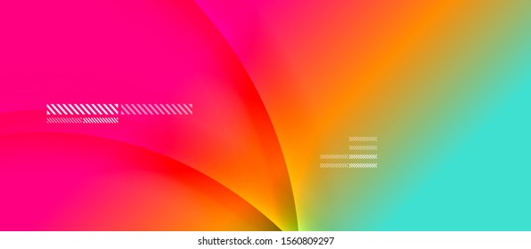 Trendy simple fluid color gradient abstract background with dynamic wave shadow line effect. Vector Illustration For Wallpaper, Banner, Background, Card, Book Illustration, landing page