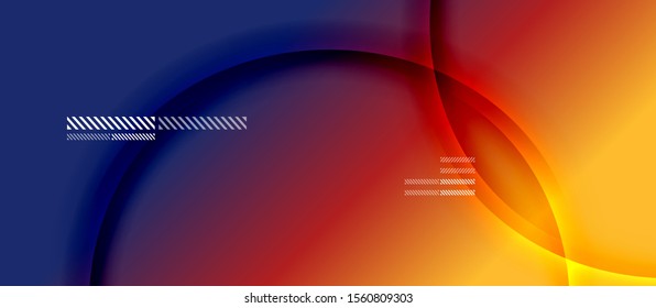 Fondo abstracto de degradado de color simple y moderno con efecto de línea de sombra de onda dinámica. Ilustración vectorial para fondo de escritorio, pancarta, fondo, tarjeta, ilustración del libro, página de inicio
