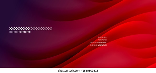 Fondo abstracto de degradado de color simple y moderno con efecto de línea de sombra de onda dinámica. Ilustración vectorial para fondo de escritorio, pancarta, fondo, tarjeta, ilustración del libro, página de inicio