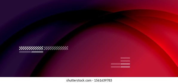 Trendy simple fluid color gradient abstract background with dynamic wave shadow line effect. Vector Illustration For Wallpaper, Banner, Background, Card, Book Illustration, landing page