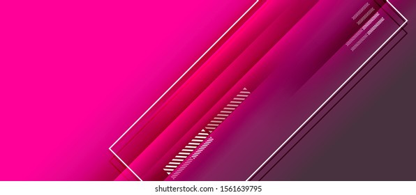 Trendy simple fluid color gradient abstract background with dynamic straight shadow line effect. Vector Illustration For Wallpaper, Banner, Background, Card, Book Illustration, landing page