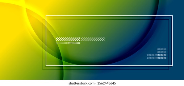 Trendy simple fluid color gradient abstract background with dynamic wave shadow line effect. Vector Illustration For Wallpaper, Banner, Background, Card, Book Illustration, landing page