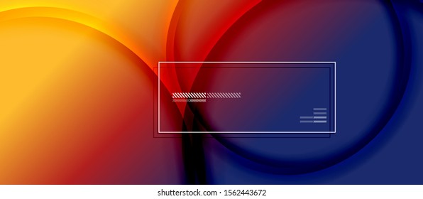 Trendy simple fluid color gradient abstract background with dynamic wave shadow line effect. Vector Illustration For Wallpaper, Banner, Background, Card, Book Illustration, landing page