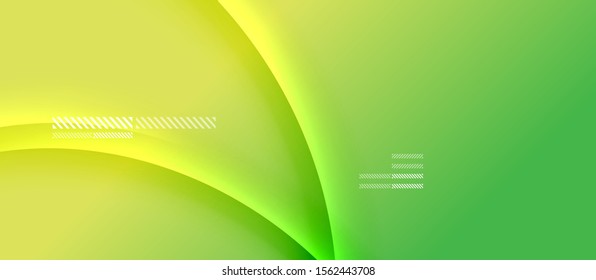 Trendy simple fluid color gradient abstract background with dynamic wave shadow line effect. Vector Illustration For Wallpaper, Banner, Background, Card, Book Illustration, landing page