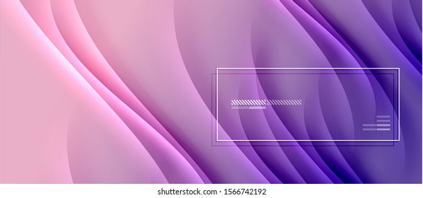 Fondo abstracto de degradado de color simple y moderno con efecto de línea de sombra de onda dinámica. Ilustración vectorial para fondo de escritorio, pancarta, fondo, tarjeta, ilustración del libro, página de inicio