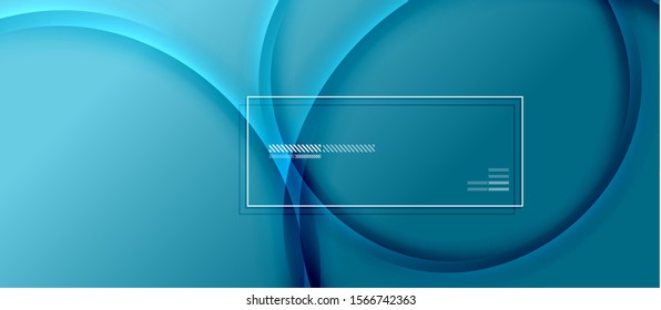 Trendy, einfache Farbverlauf-Abstrakte Hintergrund mit dynamischem Wellenschattenzeileneffekt. Vektorgrafik für Bildschirmhintergründe, Banner, Hintergrund, Karte, Buchillustration, Landing-Page