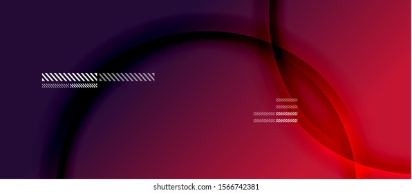 Trendy simple fluid color gradient abstract background with dynamic wave shadow line effect. Vector Illustration For Wallpaper, Banner, Background, Card, Book Illustration, landing page