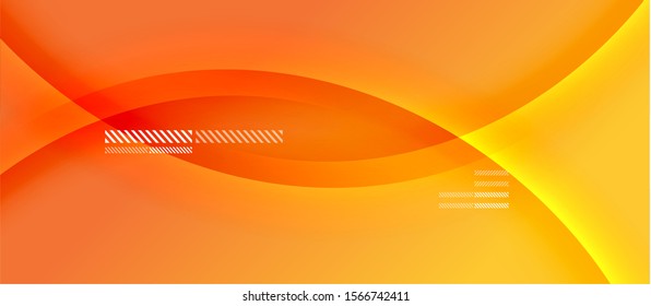 Trendy simple fluid color gradient abstract background with dynamic wave shadow line effect. Vector Illustration For Wallpaper, Banner, Background, Card, Book Illustration, landing page